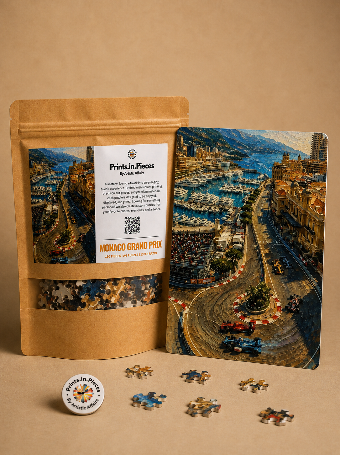Monaco Grand Prix Puzzle – 120 Piece F1 Racing Puzzle