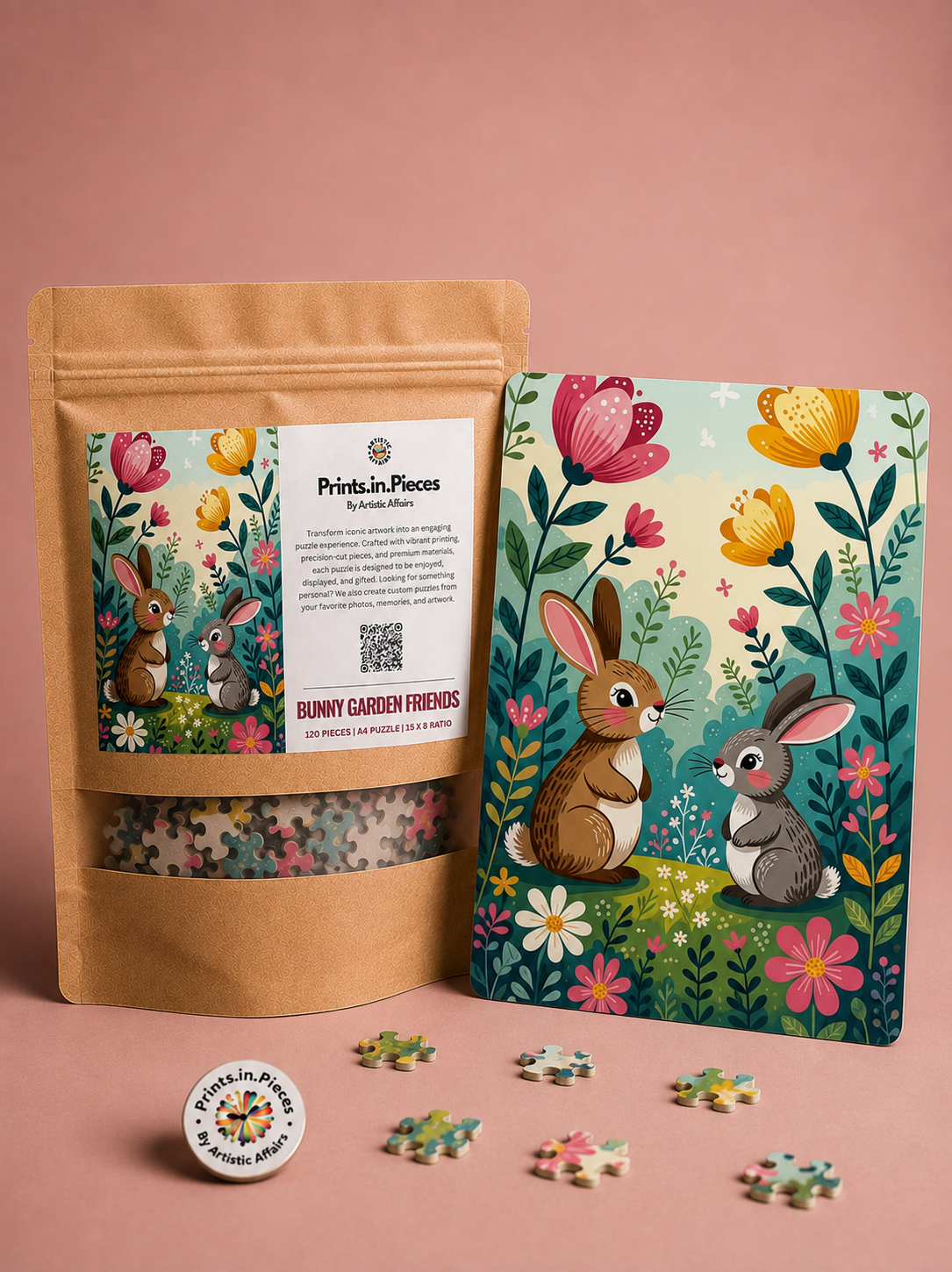 Bunny Garden Friends Puzzle