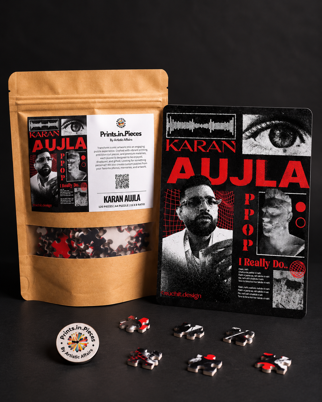 Karan Aujla P-Pop Jigsaw Puzzle