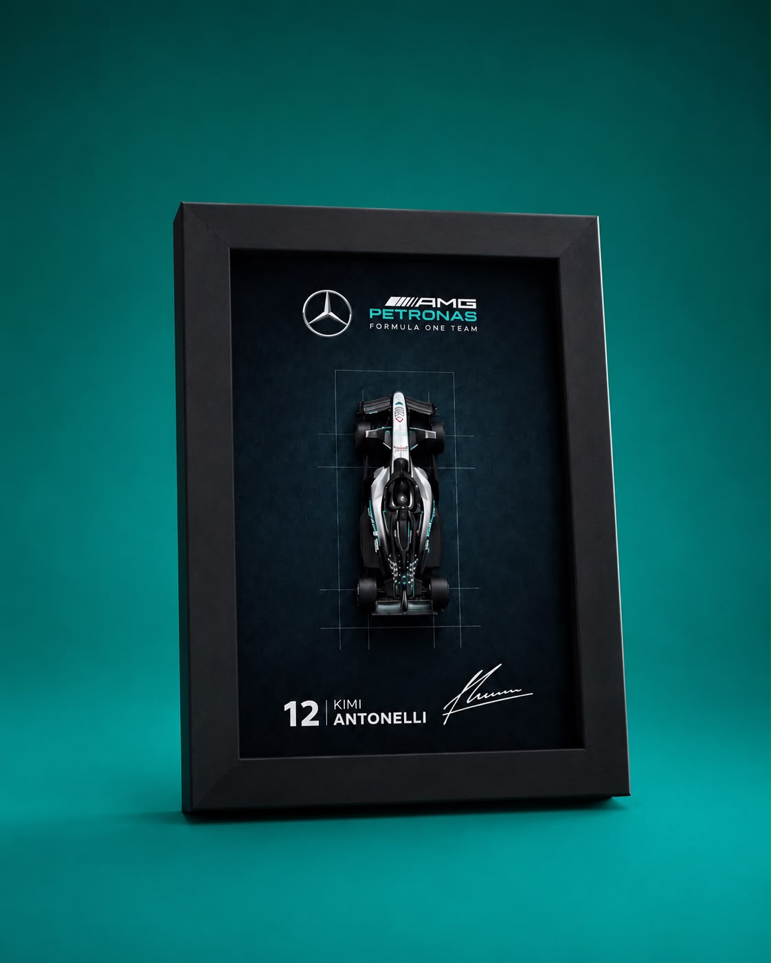 Mercedes + Haas + Alpine F1 Frame Combo — Premium 3-Piece Set