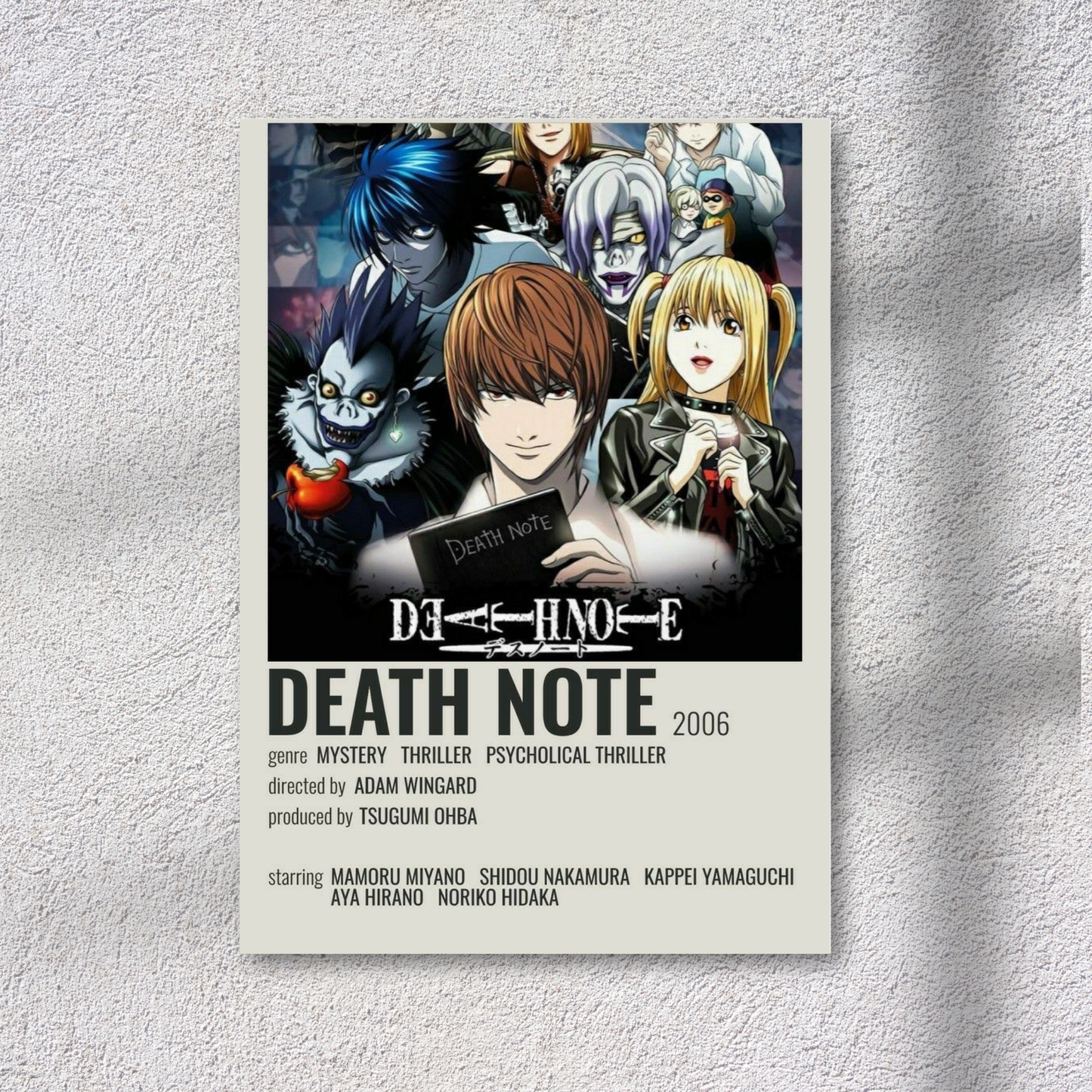 DEATH NOTE POSTER