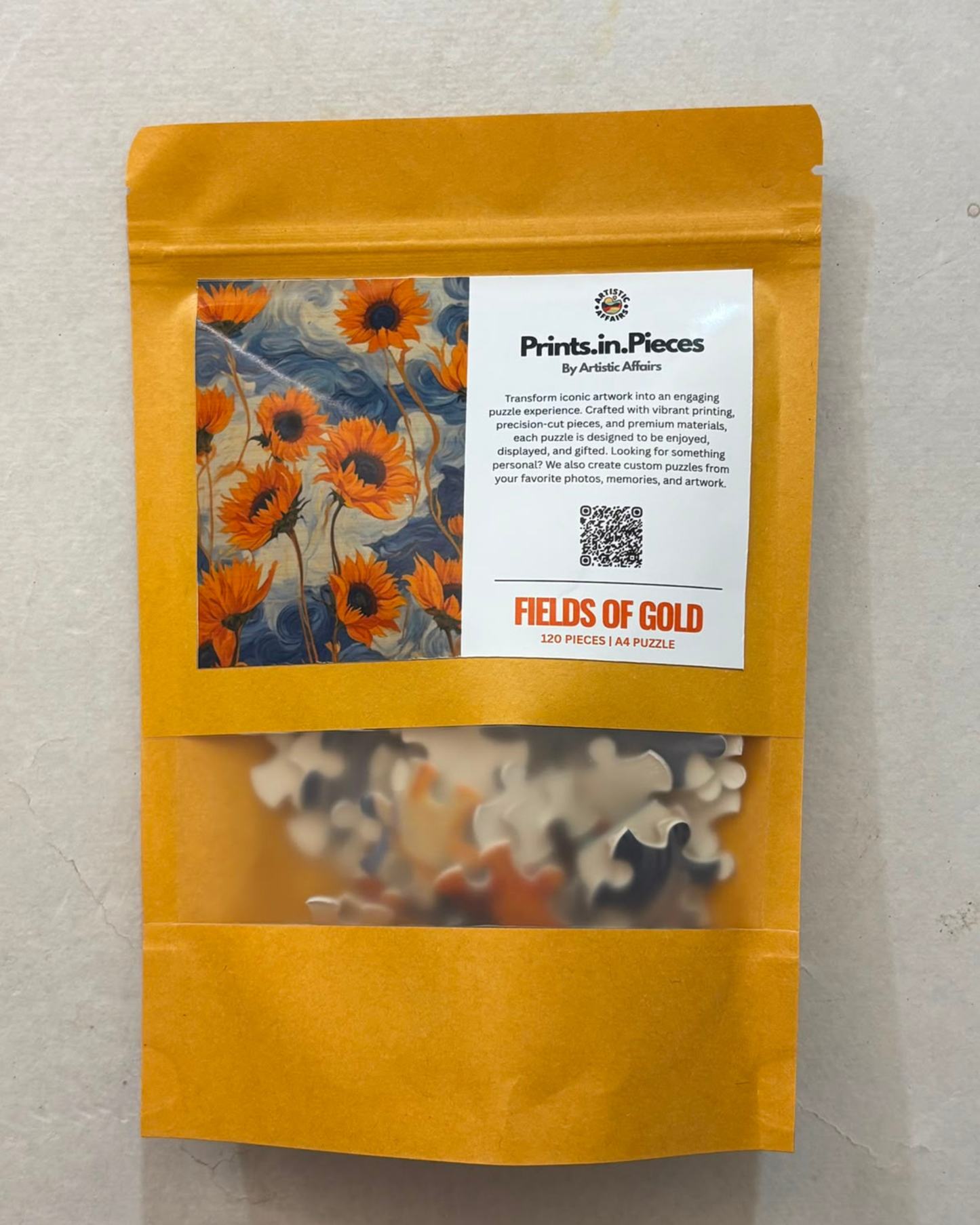 Fields of Gold Puzzle | Prints.in.Pieces | A4 120 Piece Jigsaw