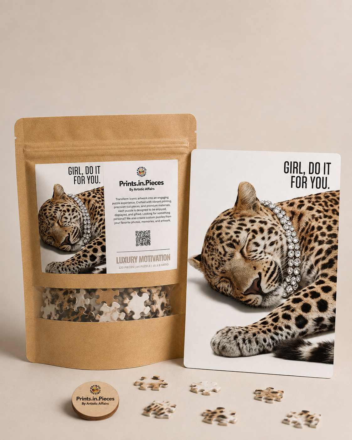 Girl Do It For You Puzzle | 120 Piece A4 Motivational Jigsaw