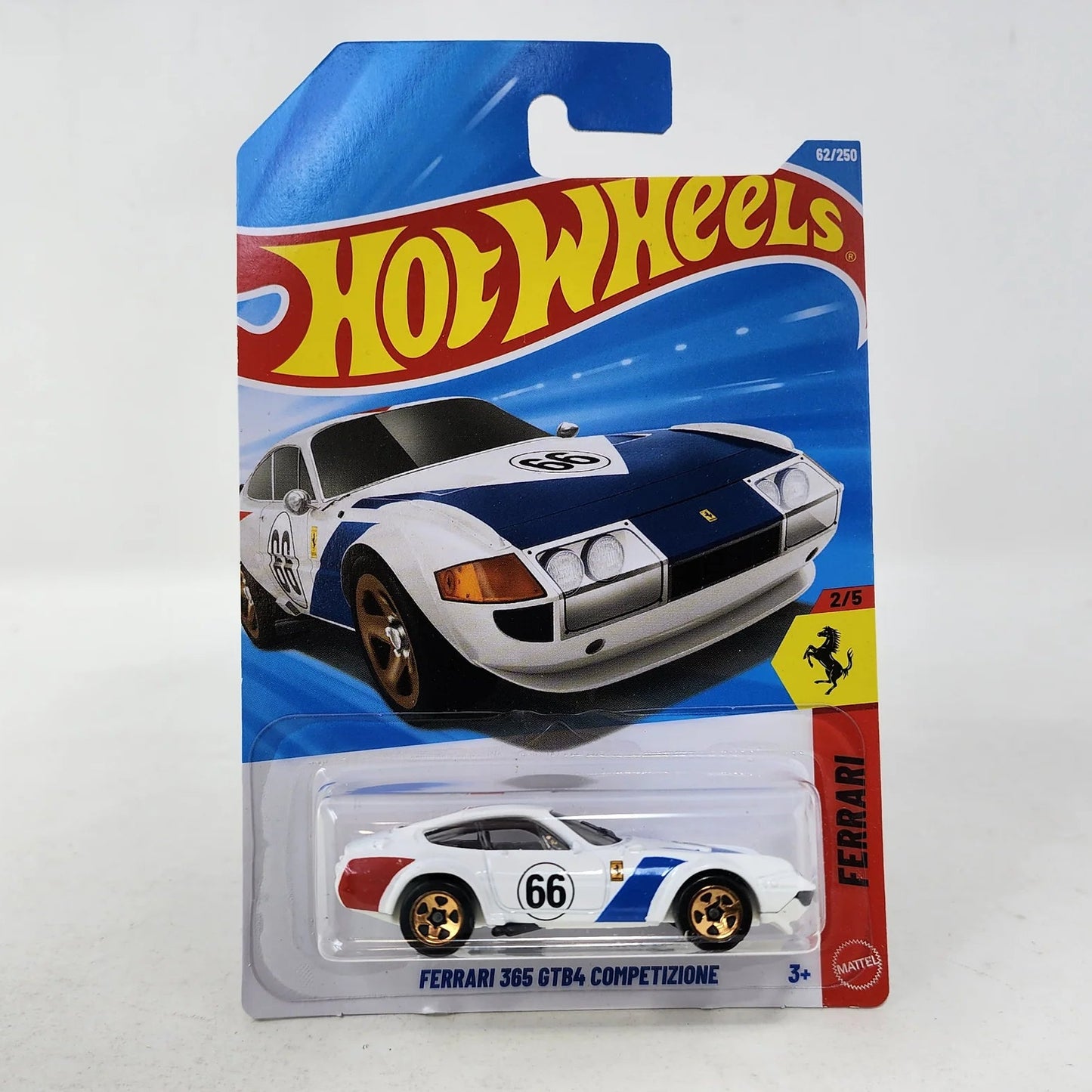 Hot Wheels Mainline D case 2026 Ferrari 365 GTB4 Competizone (white) | Artistic Affairs