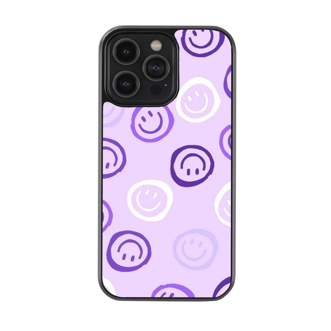 Purple Smiley Face Case