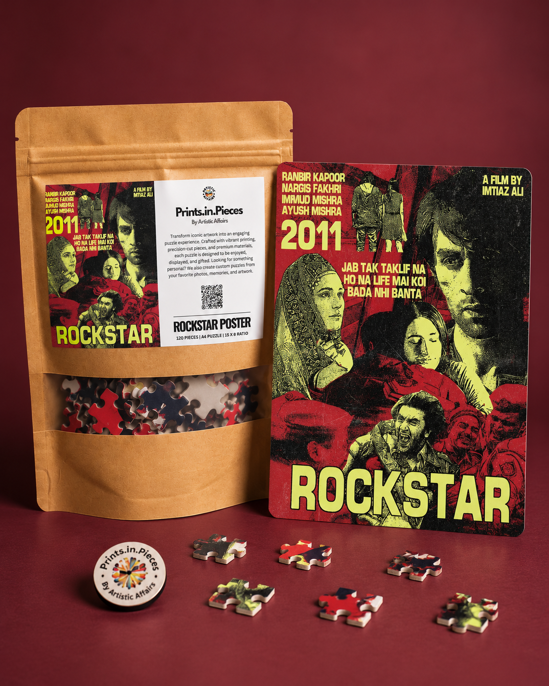 Rockstar Movie Poster Jigsaw Puzzle