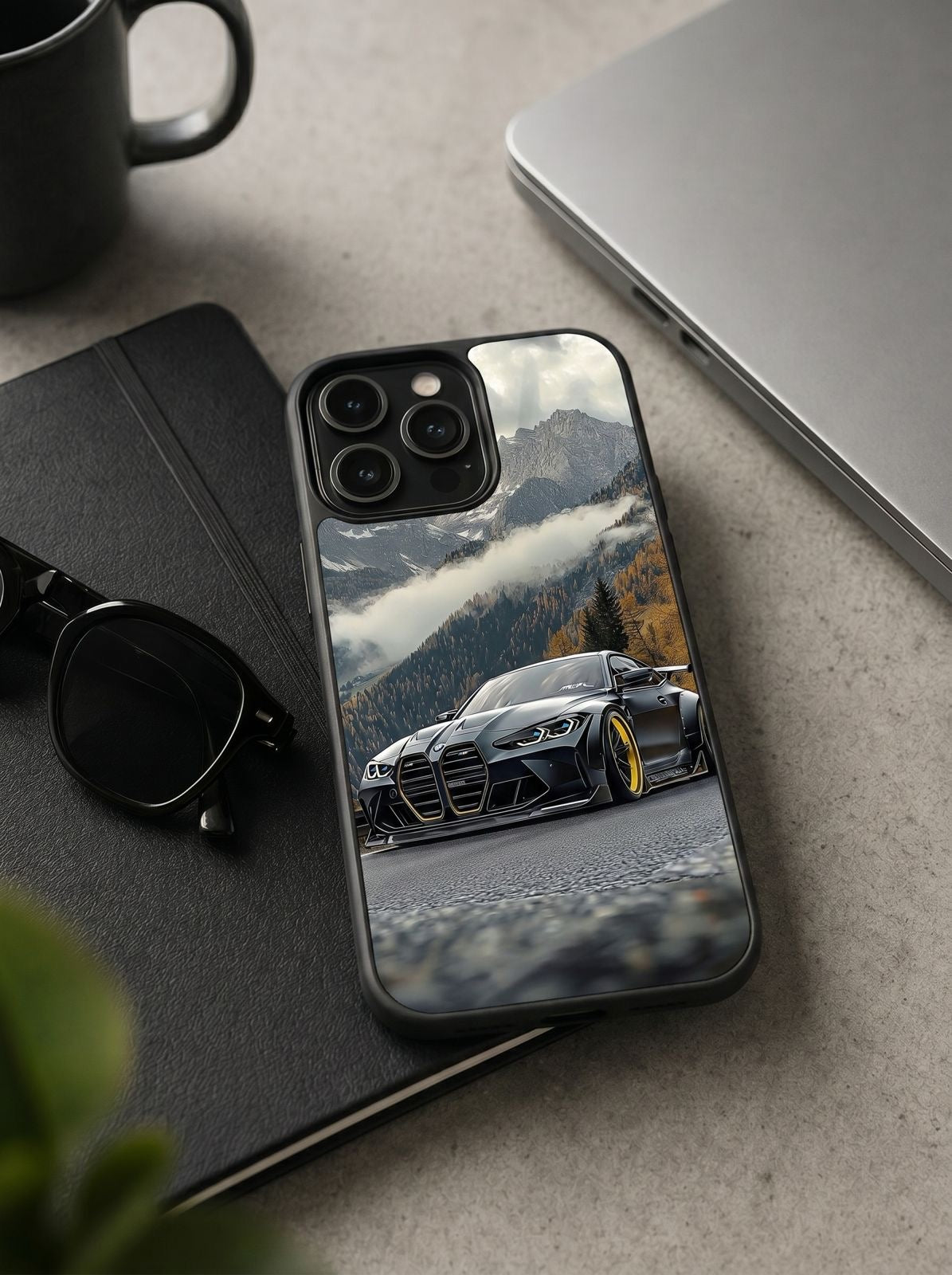 BMW M4 Competition Alpine Phone Case