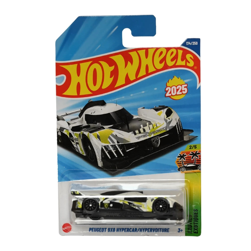 Hot Wheels 2025 Exotics PEUGEOT 9X8 HYPERCAR