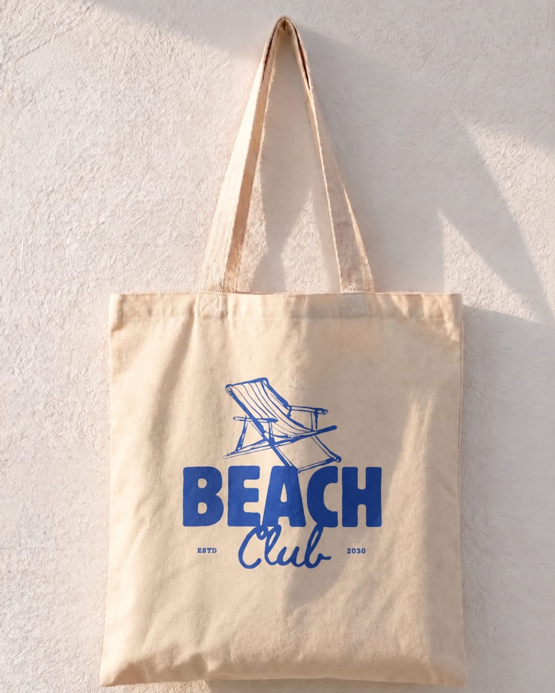 Beach Club Estd 2030 Tote Bag