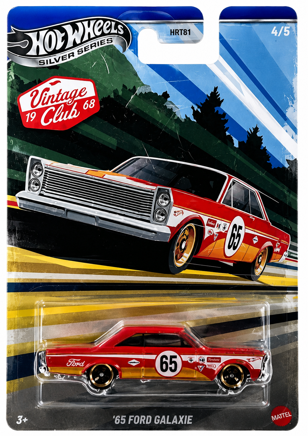 HOT WHEELS 1965 FORD GALAXIE VINTAGE CLUB SILVER SERIES 2026