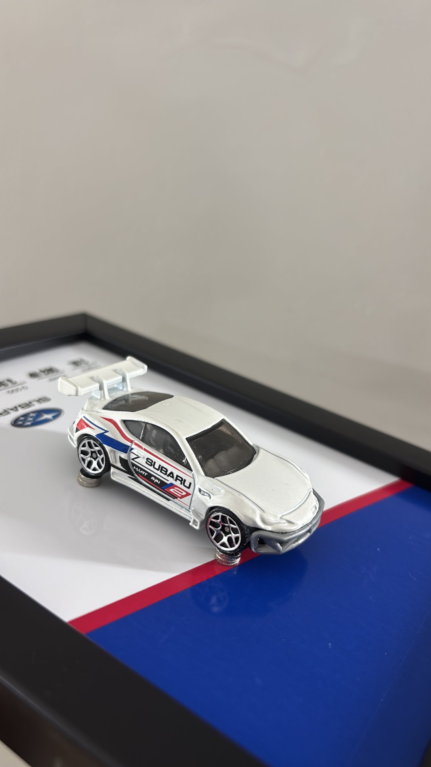Subaru 3d Hotwheels Car Frame