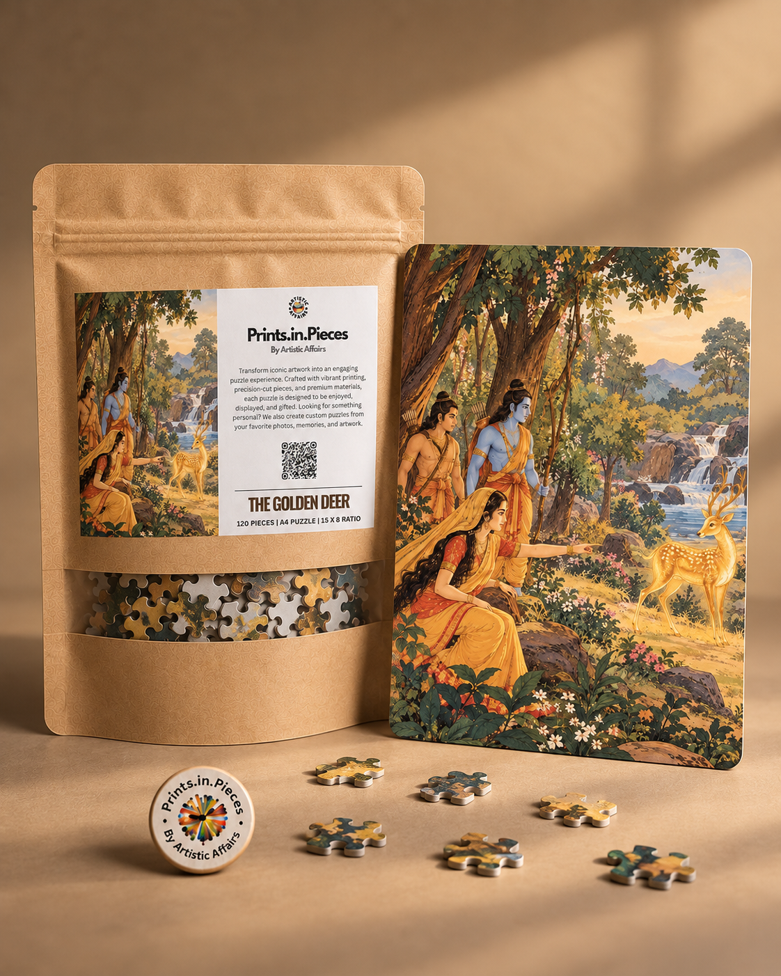 The Golden Deer Jigsaw Puzzle