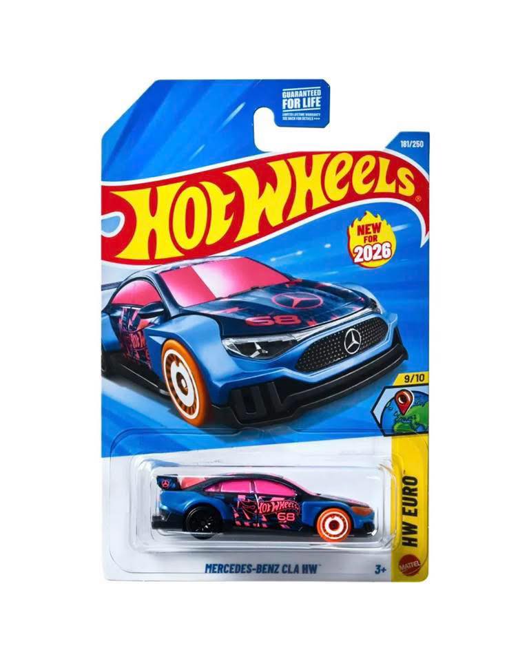Hot Wheels Mercedes Benz CLA - HW H Case 2026 - 1:64 Diecast Model India - Artistic Affairs