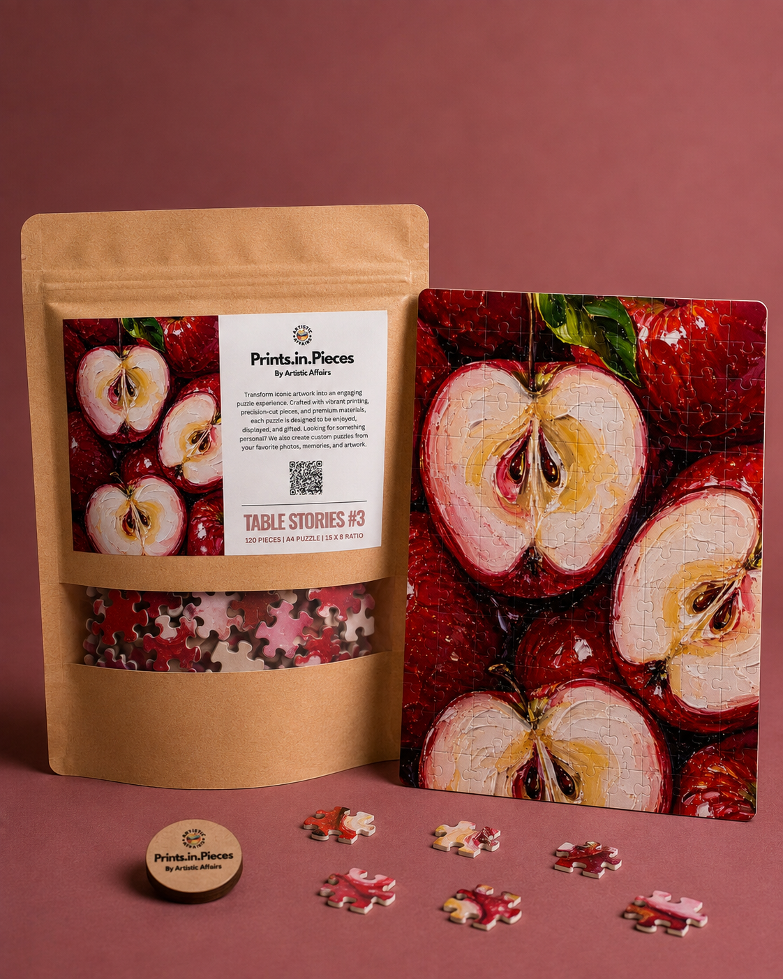 Table Stories #3 | 120 Piece A4 Food Art Jigsaw