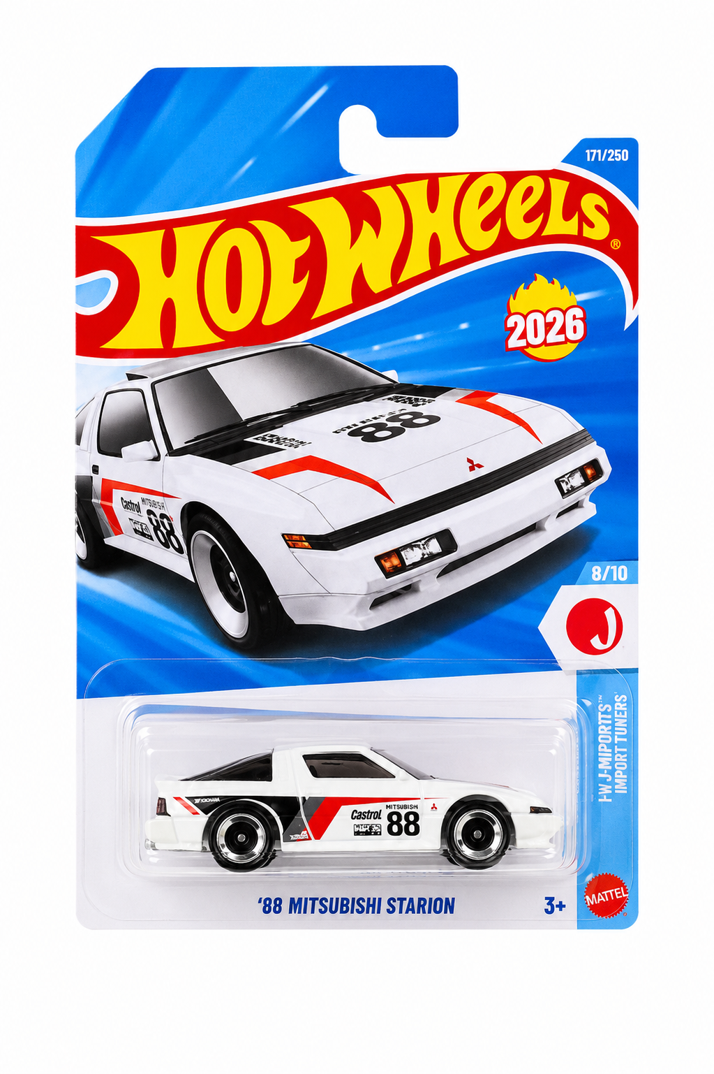Hot Wheels ’88 Mitsubishi Starion 1:64 Die-Cast Car (2026)
