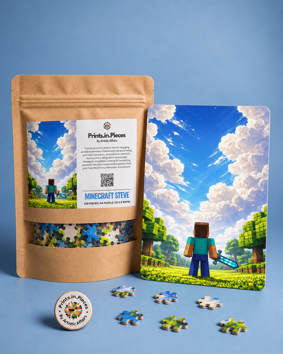 Minecraft Steve Puzzle