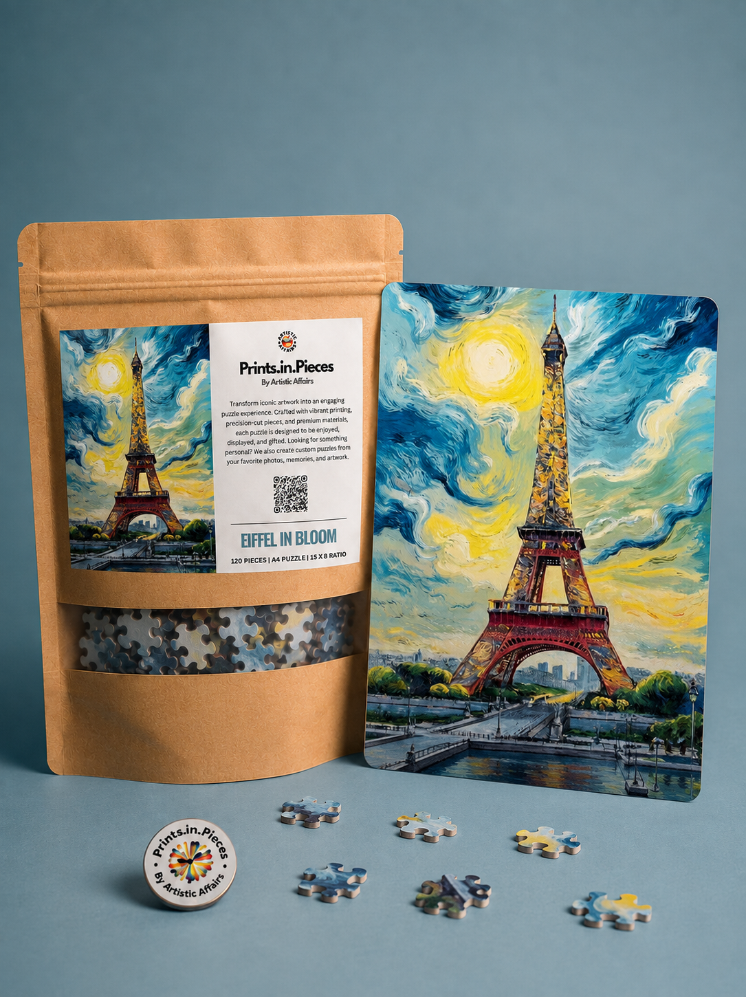 Eiffel in Bloom Paris Puzzle