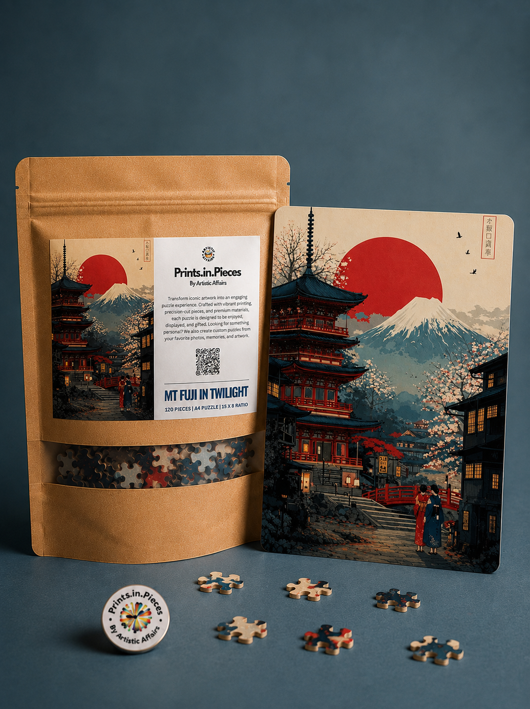 Mt Fuji in Twilight Puzzle