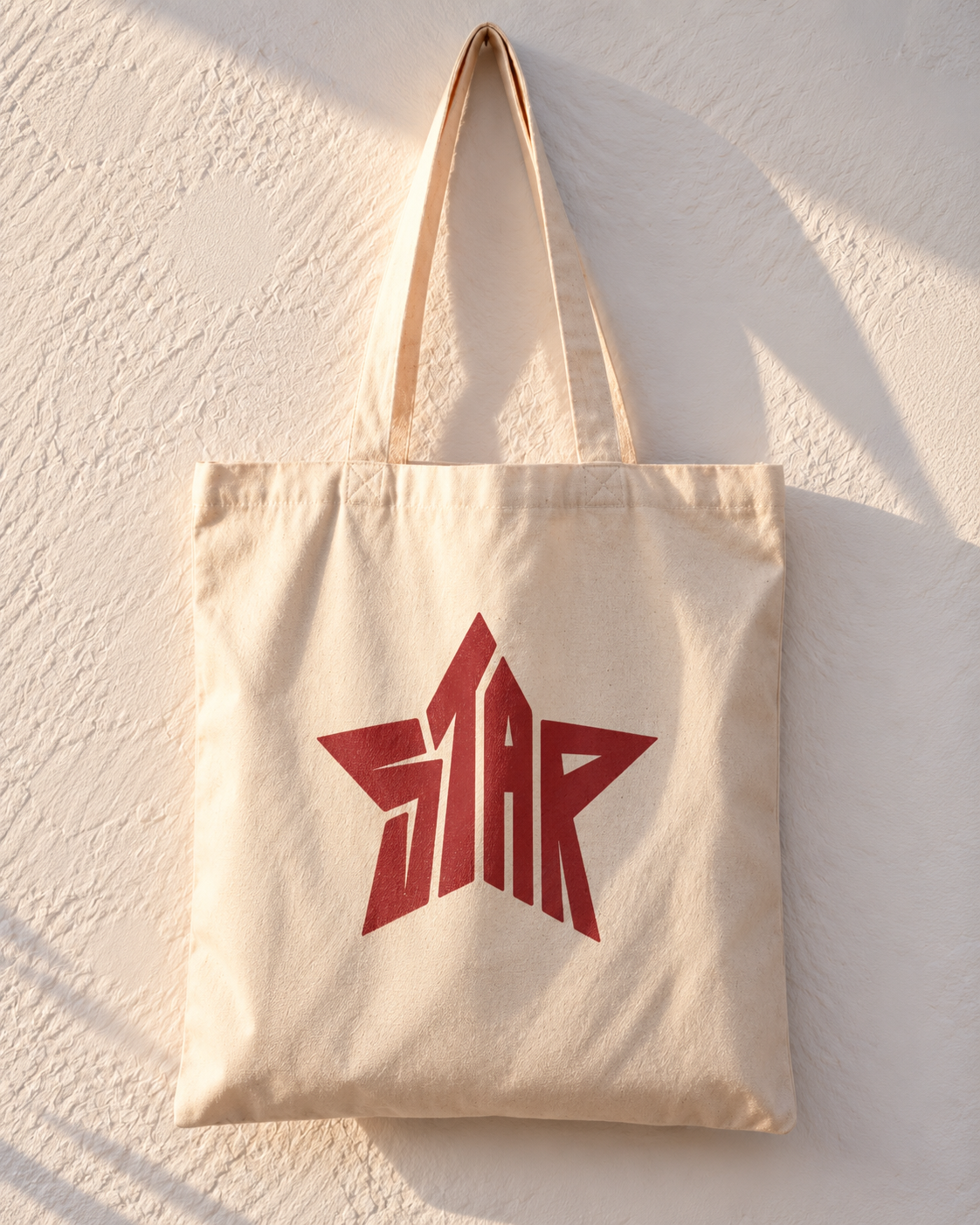 Star Devanagari Script Logo Tote Bag