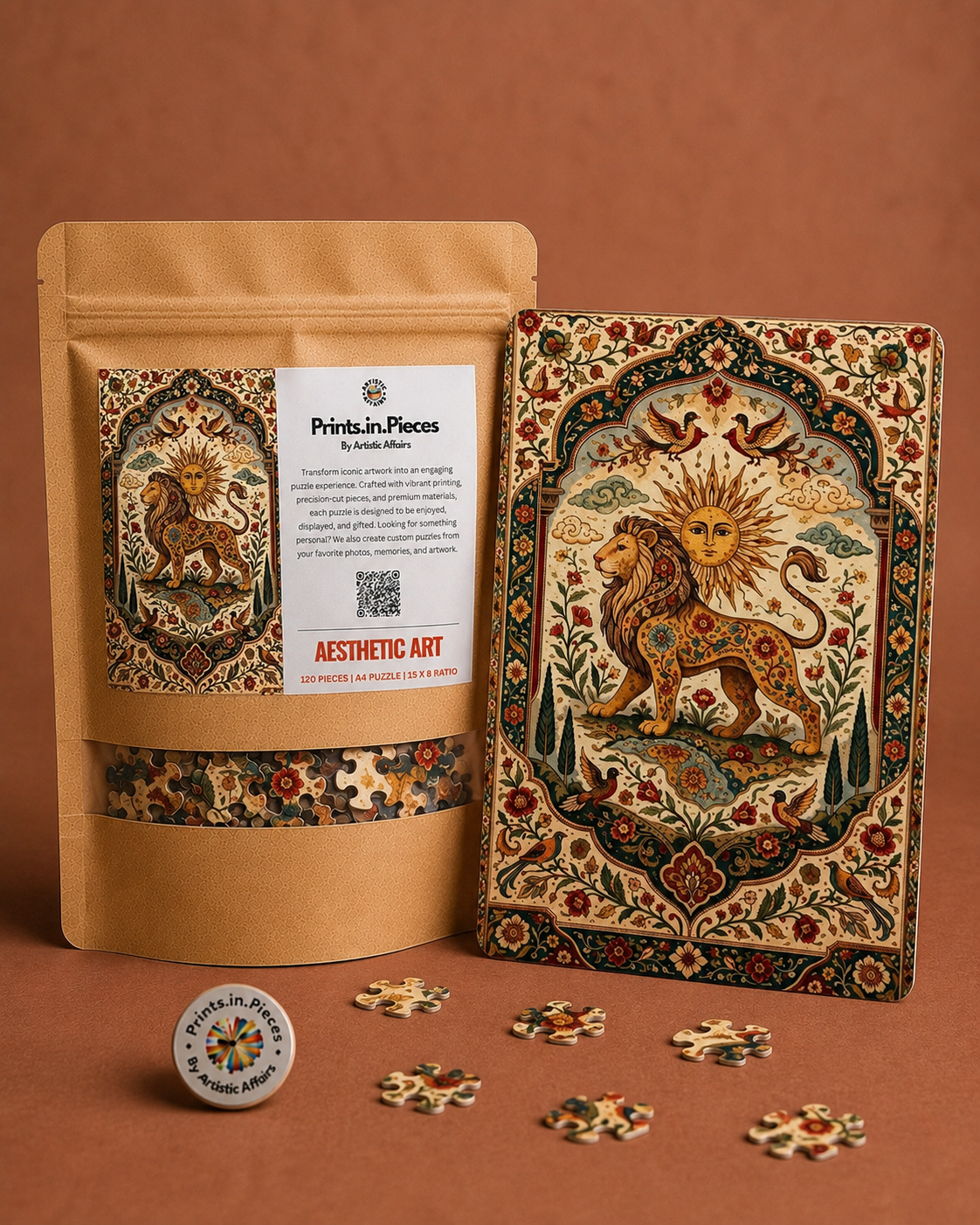 Aesthetic Art Lion Puzzle