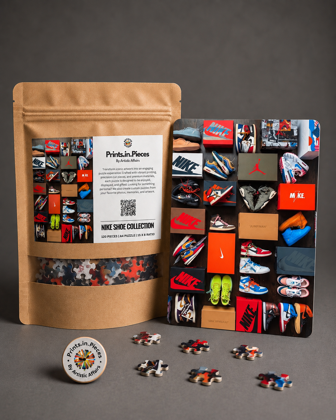 Nike Shoe Collection Puzzle (A4, 120 Pieces)