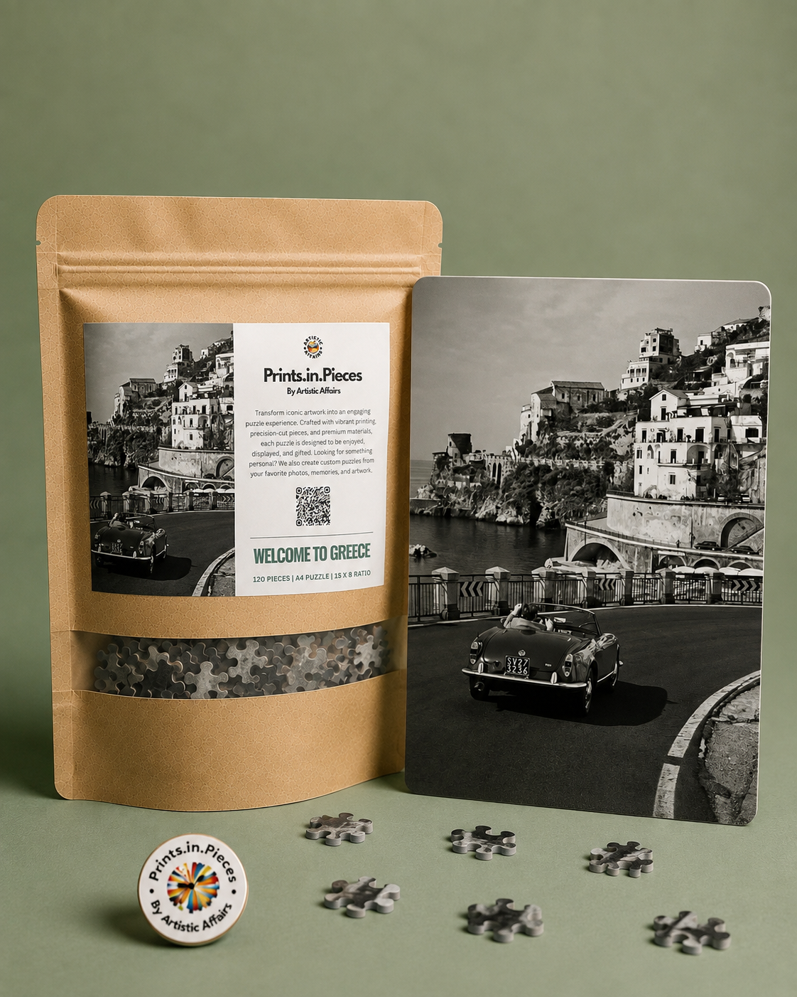 Welcome to Greece Coastal Drive Puzzle