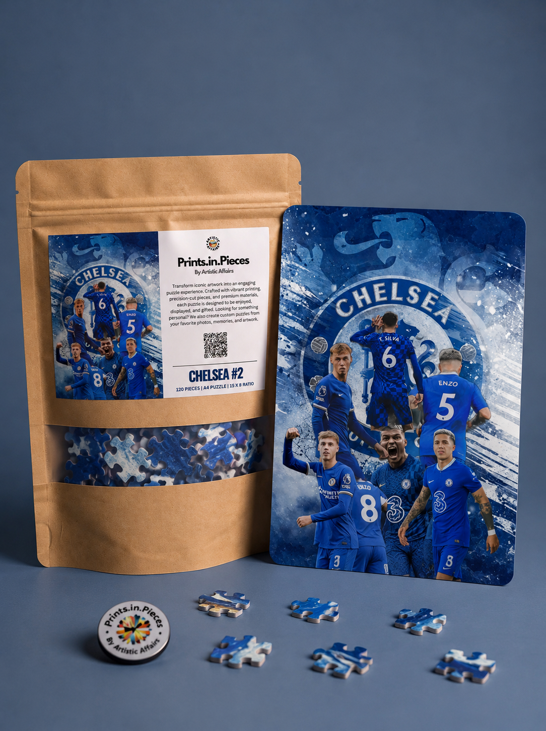Chelsea FC Puzzle – 120 Piece Premium Team Puzzle