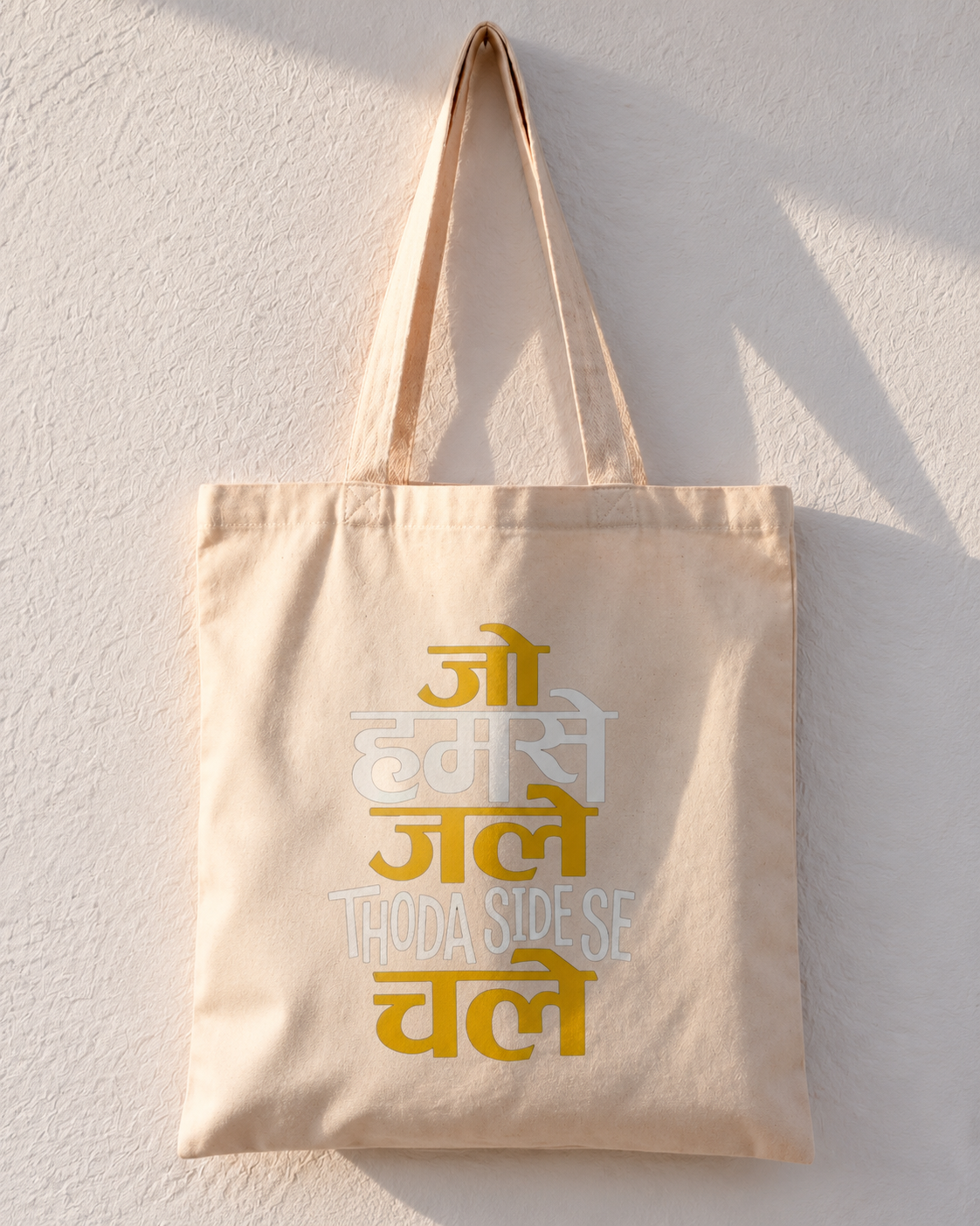 Thoda Side Se Marathi Attitude Tote Bag