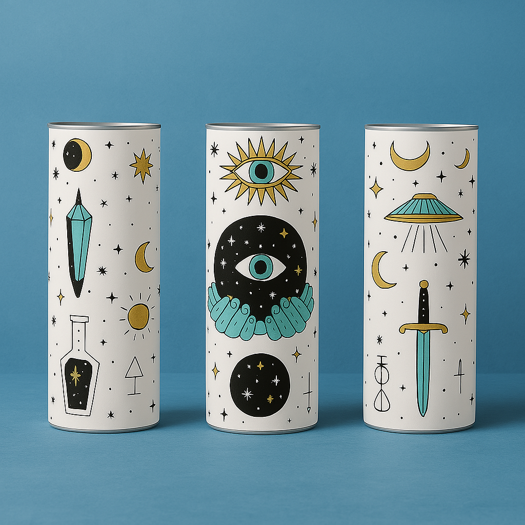 Evil eye tumbler (Full print)