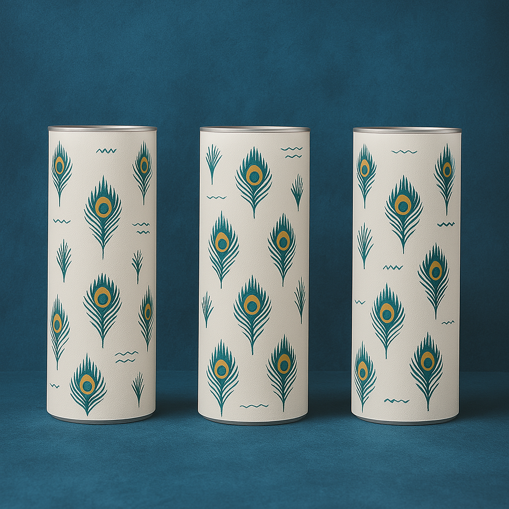 Peacock feather Tumbler