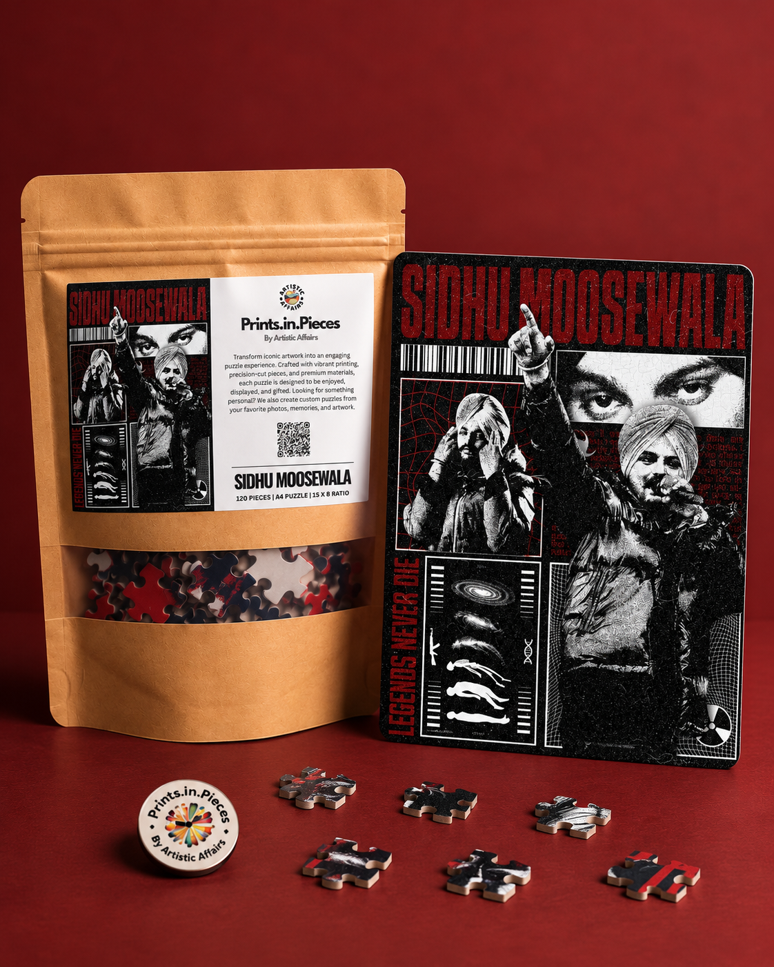 Sidhu Moosewala Legends Never Die Jigsaw Puzzle