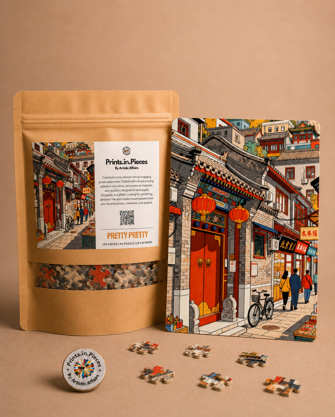 Pretty Pretty Beijing Hutong Street Puzzle