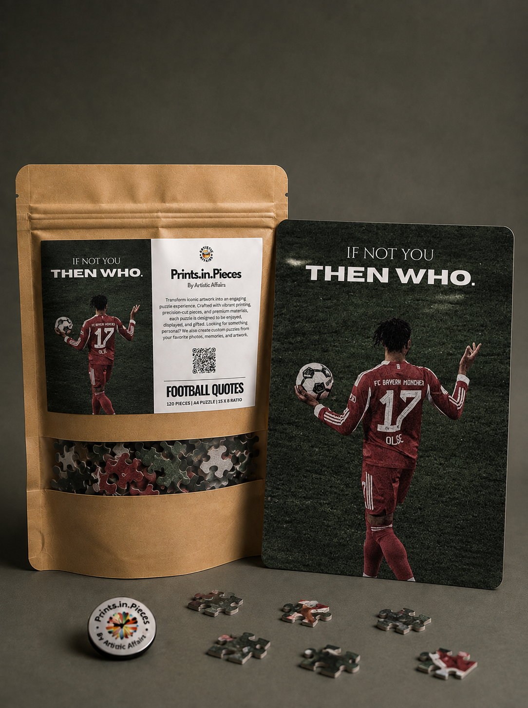 If Not You Then Who Football Puzzle — 120 Piece Bayern Munich Art
