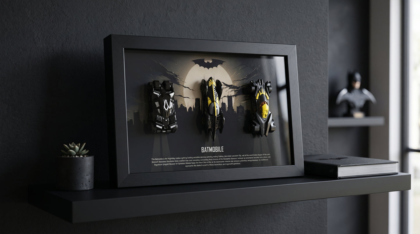 Triple Drive 3d Car Frame (Batmobile Edition #2)