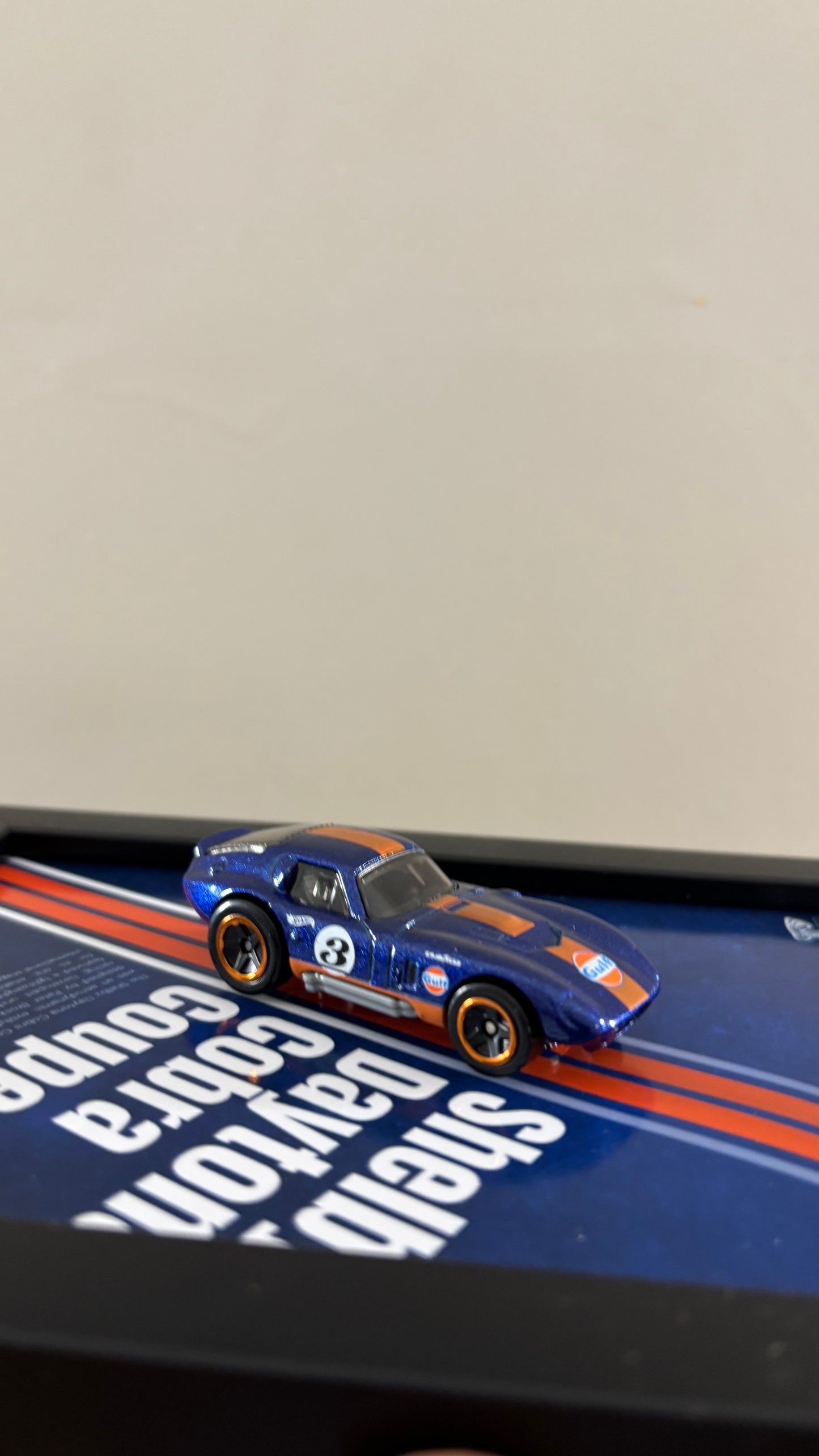 Shelby Daytona Cobra Coupe 3d Hotwheels Car Frame