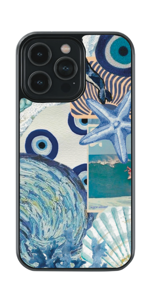 Blue shore aesthetic case