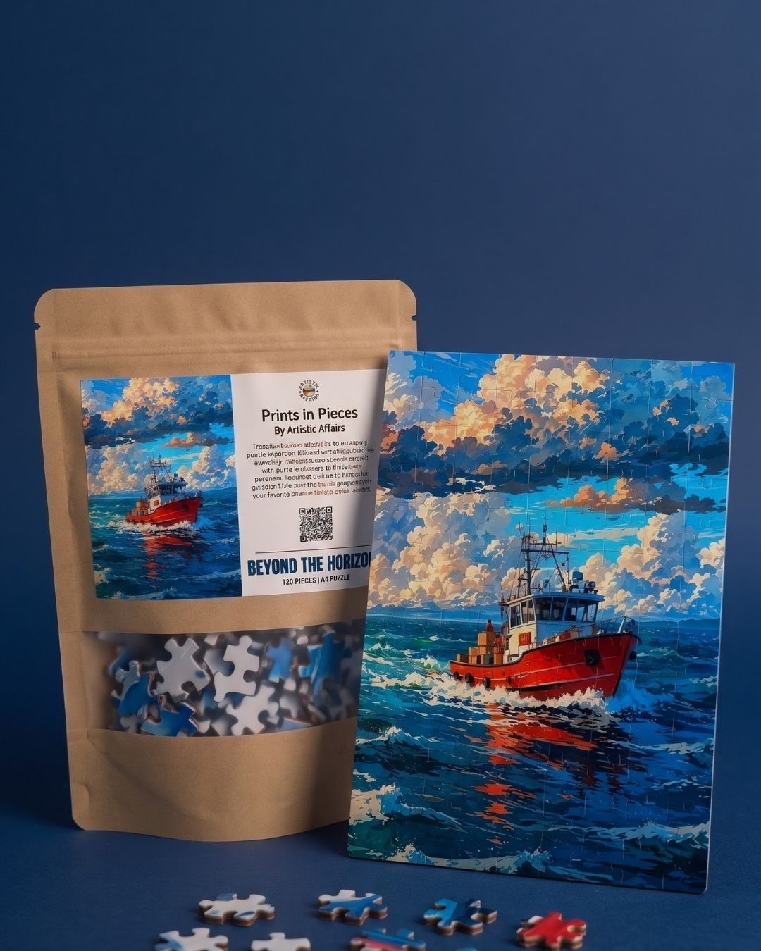 Beyond The Horizon Puzzle | 120 Piece A4 Art Jigsaw