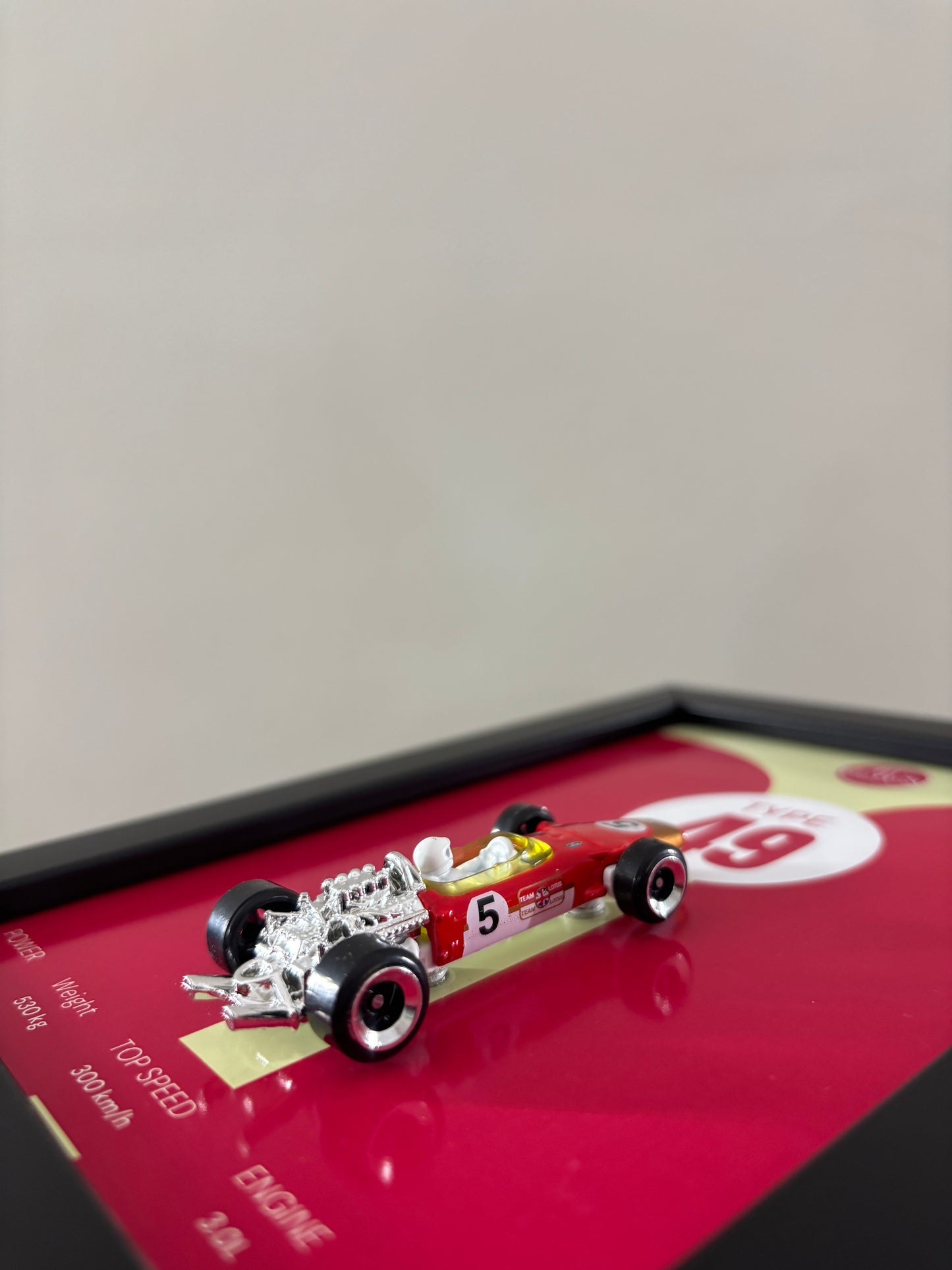Lotus race car 3d Hotwheels Car Frame
