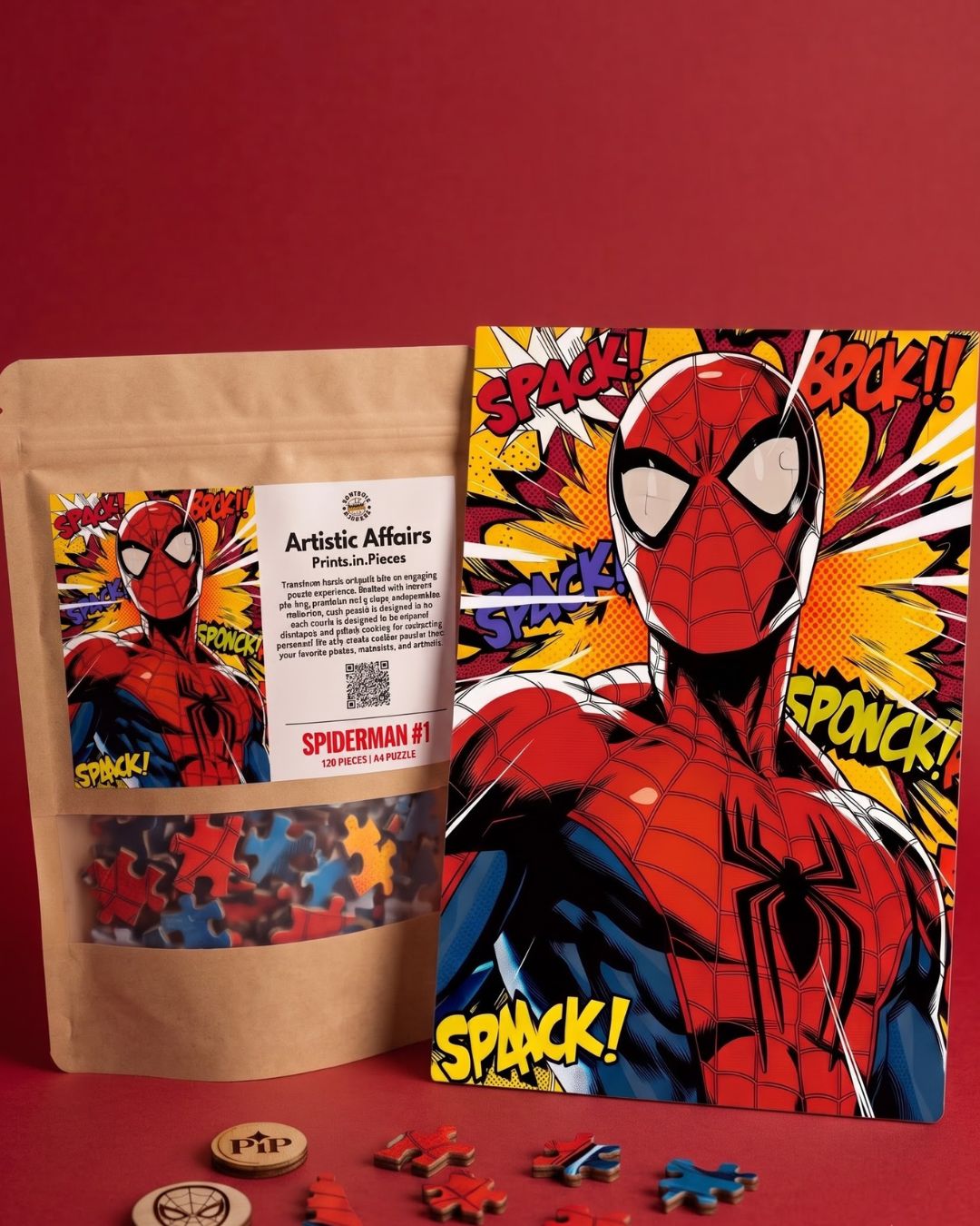 Superhero Pop Art Birthday Puzzle Hamper