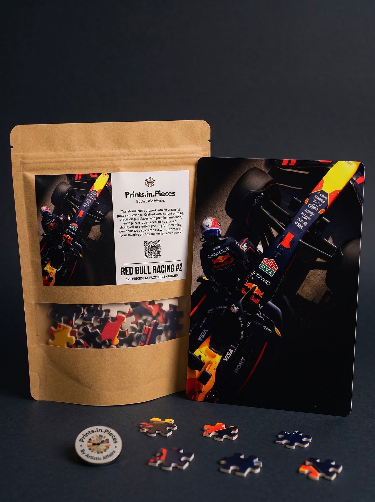 Red Bull Racing F1 Puzzle #2 — 120 Piece Cockpit Collectible