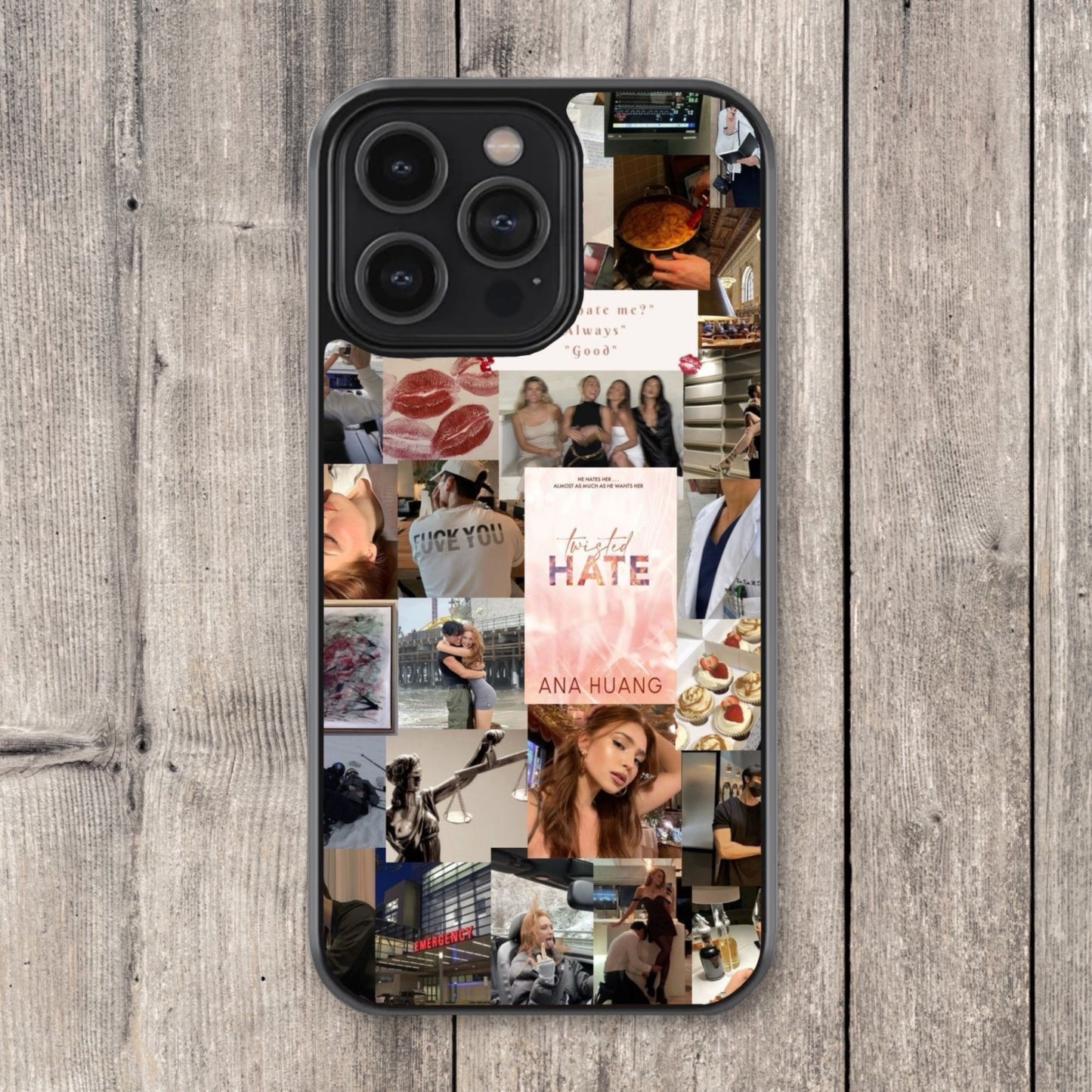 Twisted hate phone case