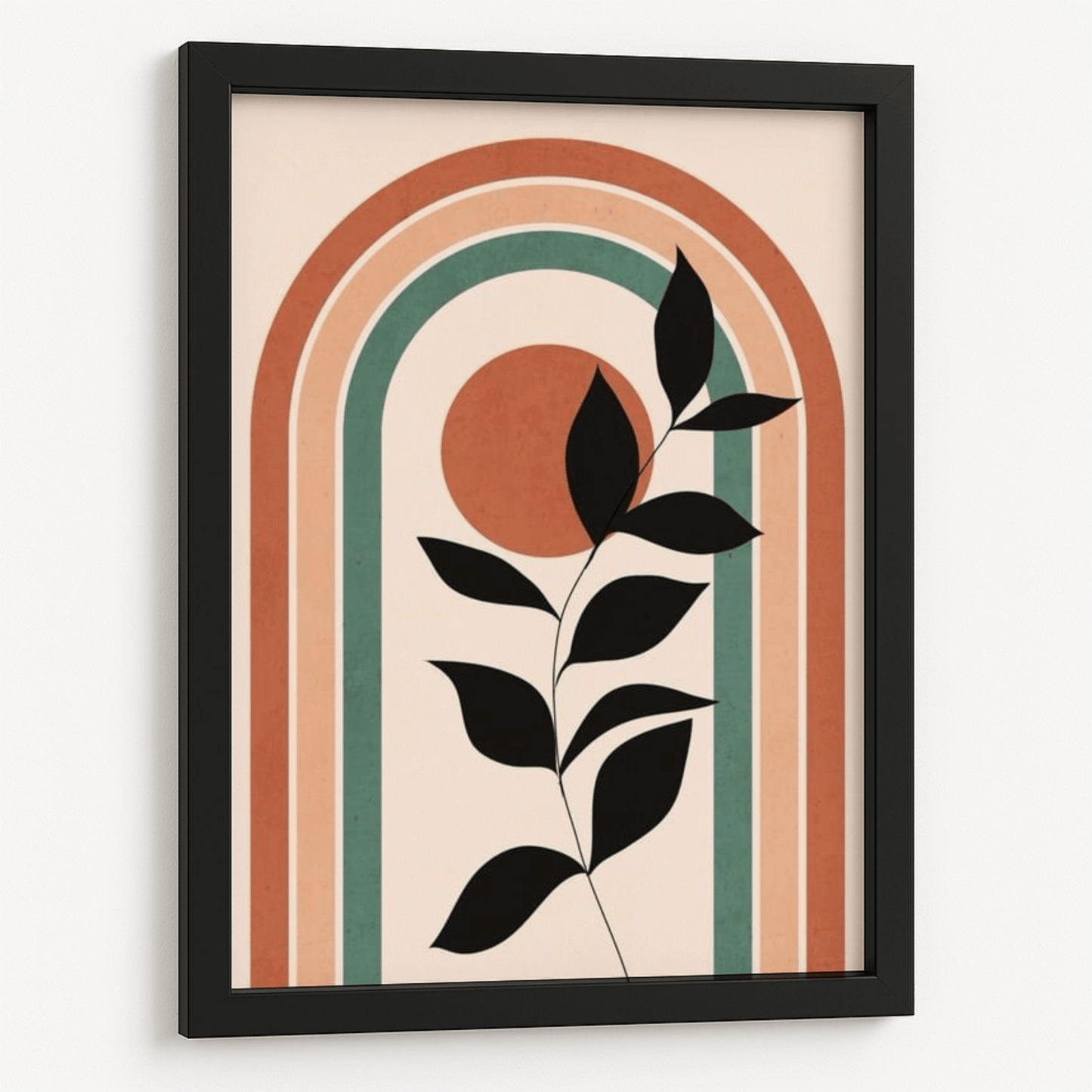 Bohomian line art framed Poster