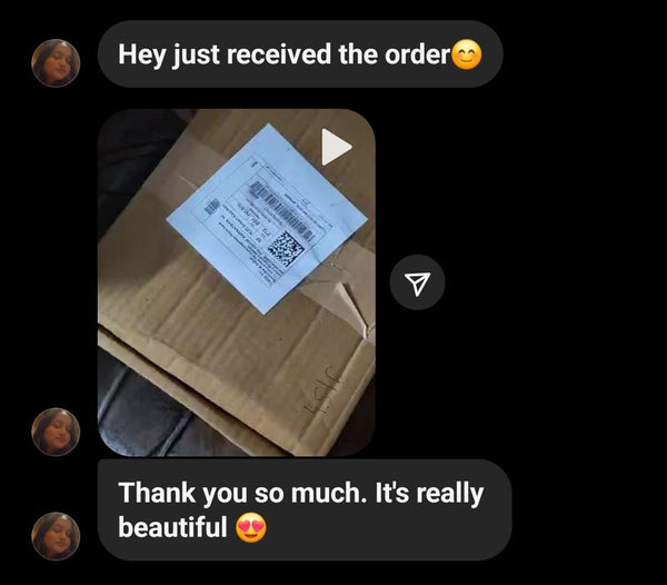 Instagram customer review