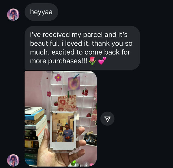 Instagram customer review