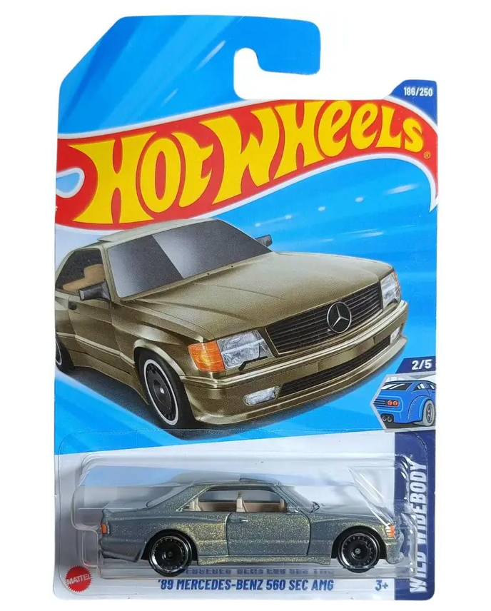 HOT WHEEL 89 MERCEDES BENZ AMG DIE CAST TOY CAR MAINLINE K CASE