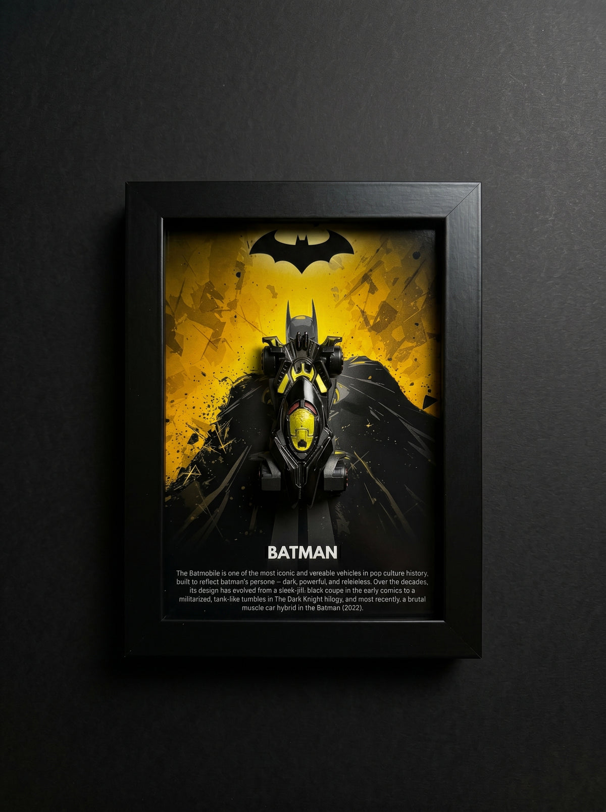 Batman 5-Piece 3D Car Frame Collection
