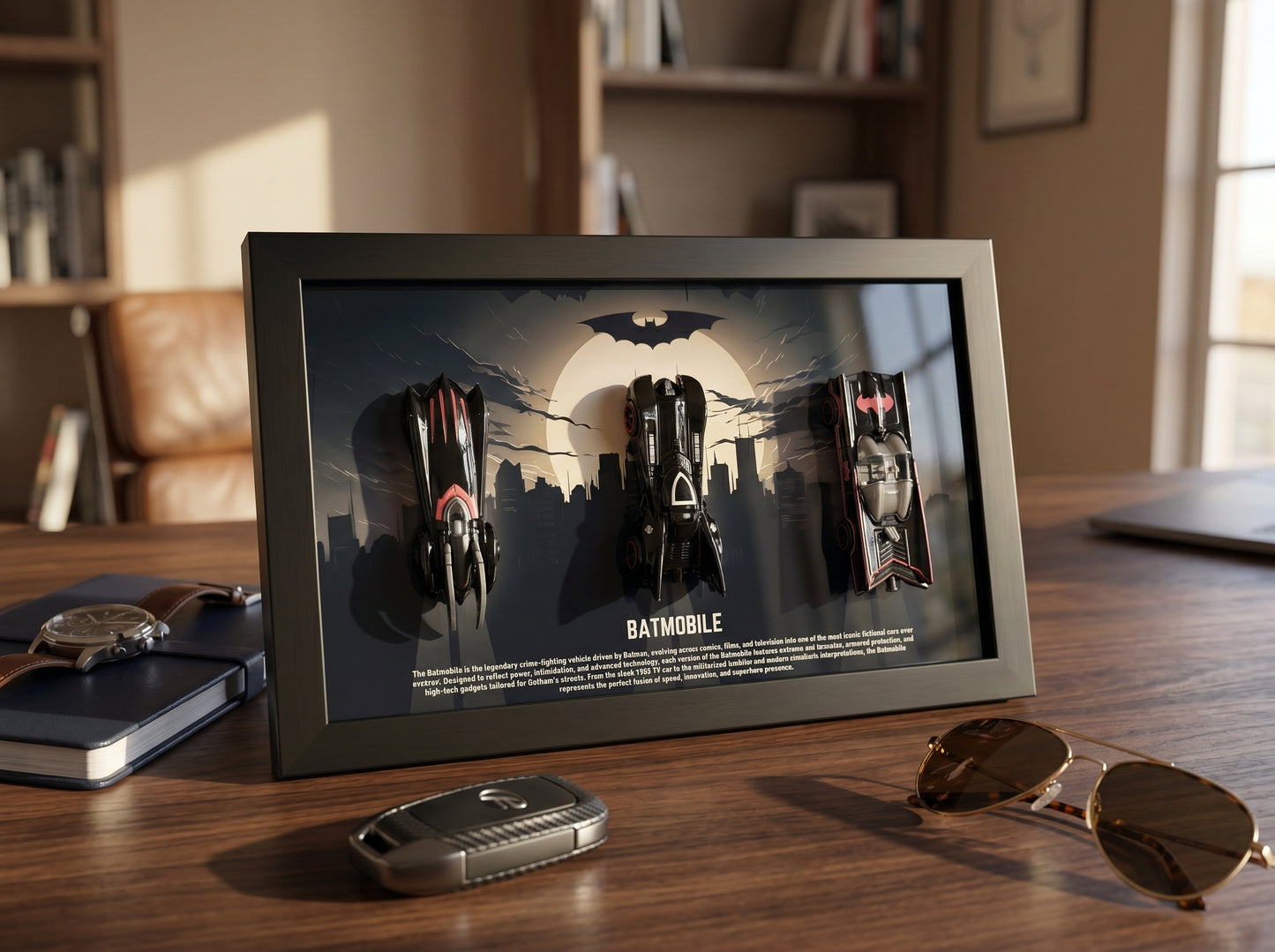Triple Drive 3d Car Frame (Batmobile Edition #3)
