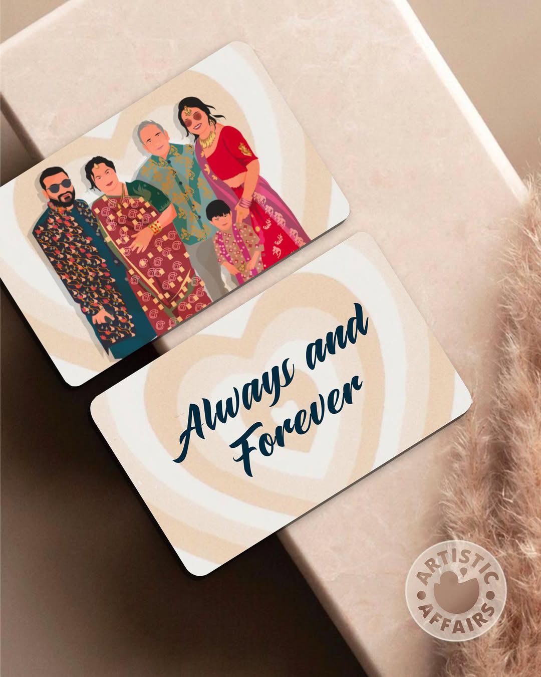 Message walletcard