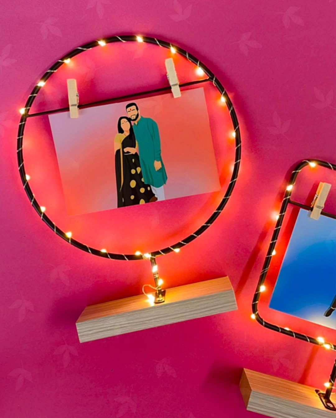 Fairy light frame