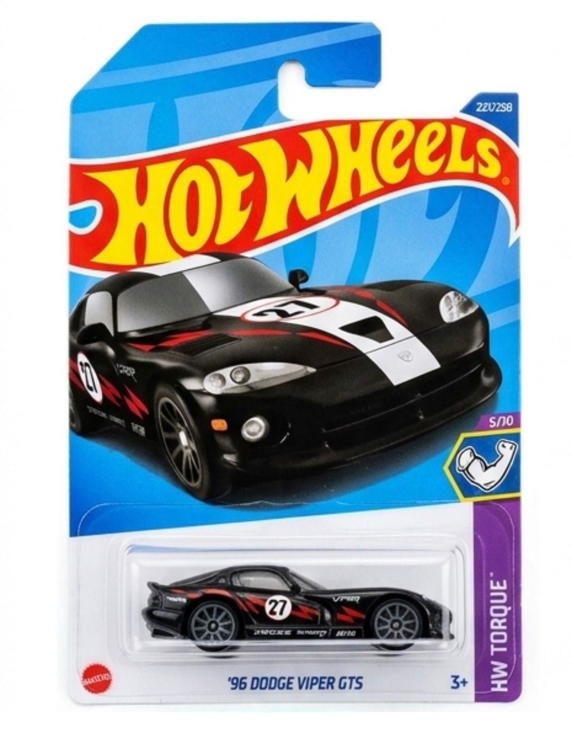 Hot Wheels '96 Dodge Viper GTS HW Torque | 1:64 Diecast Car